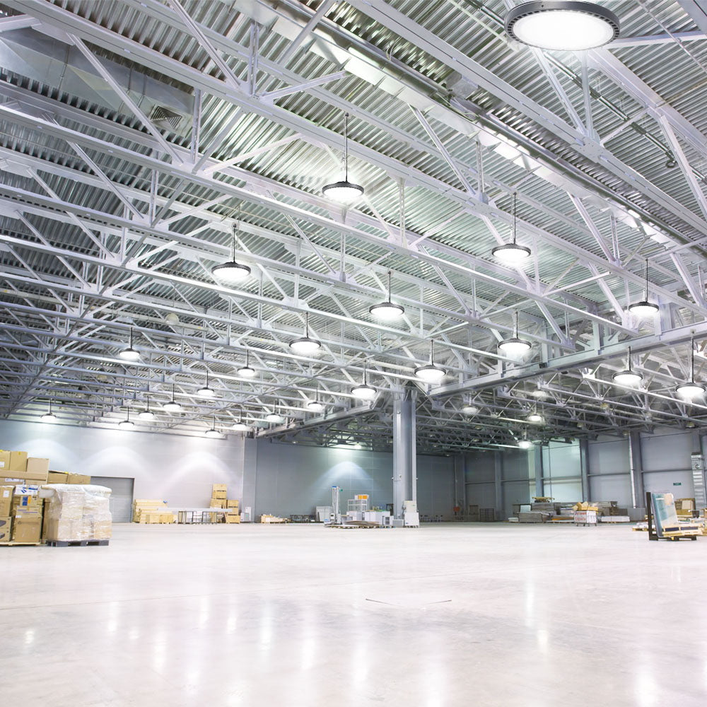 LED Hallenstrahler 200W UFO Industrie Werkstatt Lager Fabrikhalle Lampe