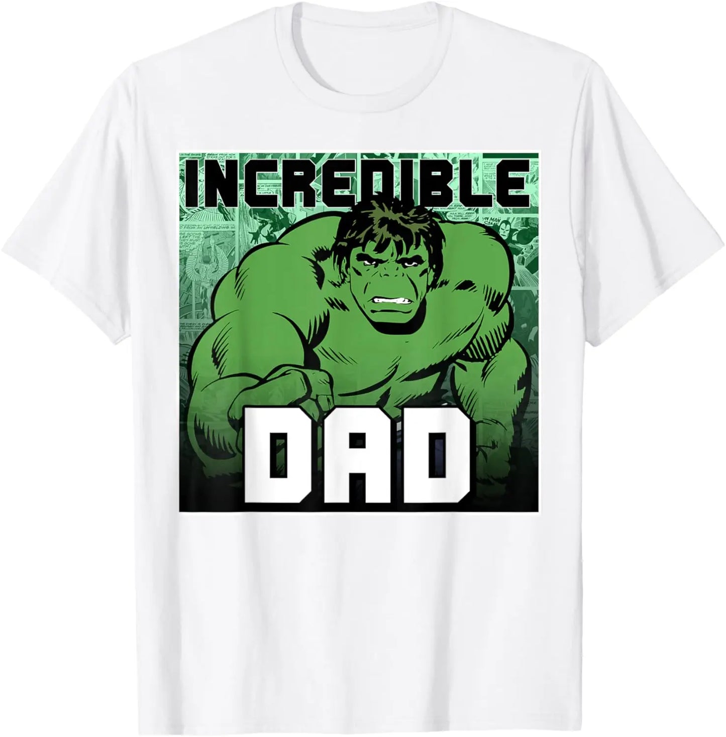 Marvel Comics Avengers Father's Day Hulk Incredible Dad T-Shirt