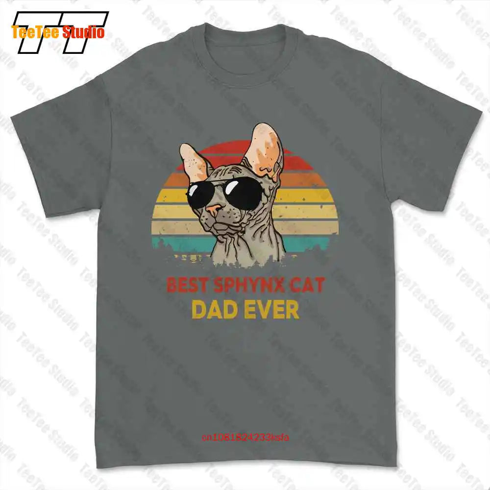 Best Sphynx Cat Dad Ever Sphynx Cat Hairless T-shirt