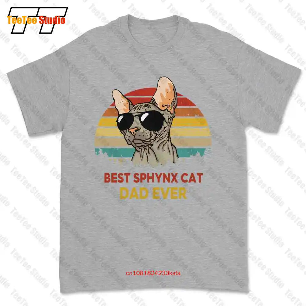 Best Sphynx Cat Dad Ever Sphynx Cat Hairless T-shirt