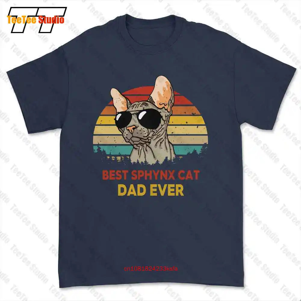 Best Sphynx Cat Dad Ever Sphynx Cat Hairless T-shirt