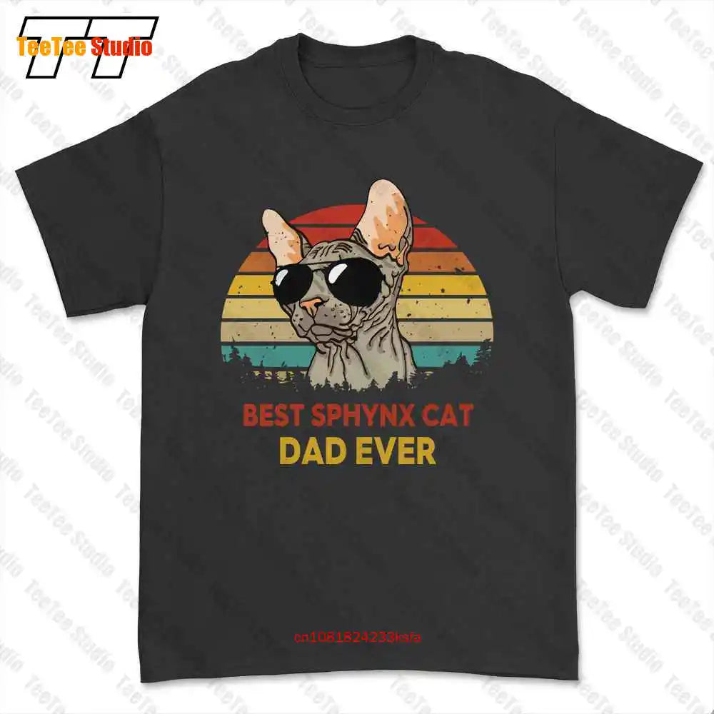 Best Sphynx Cat Dad Ever Sphynx Cat Hairless T-shirt