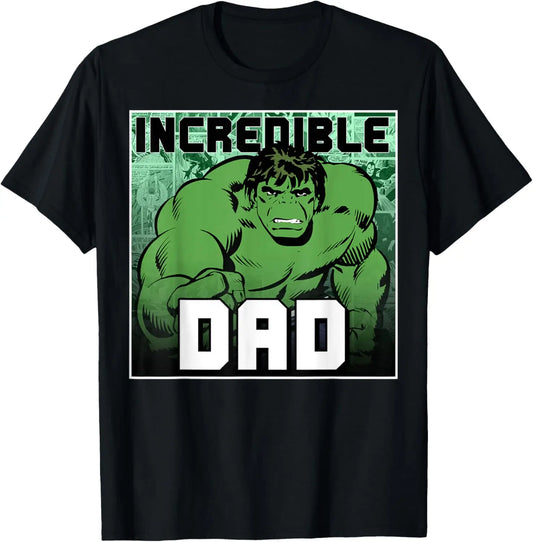 Marvel Comics Avengers Father's Day Hulk Incredible Dad T-Shirt