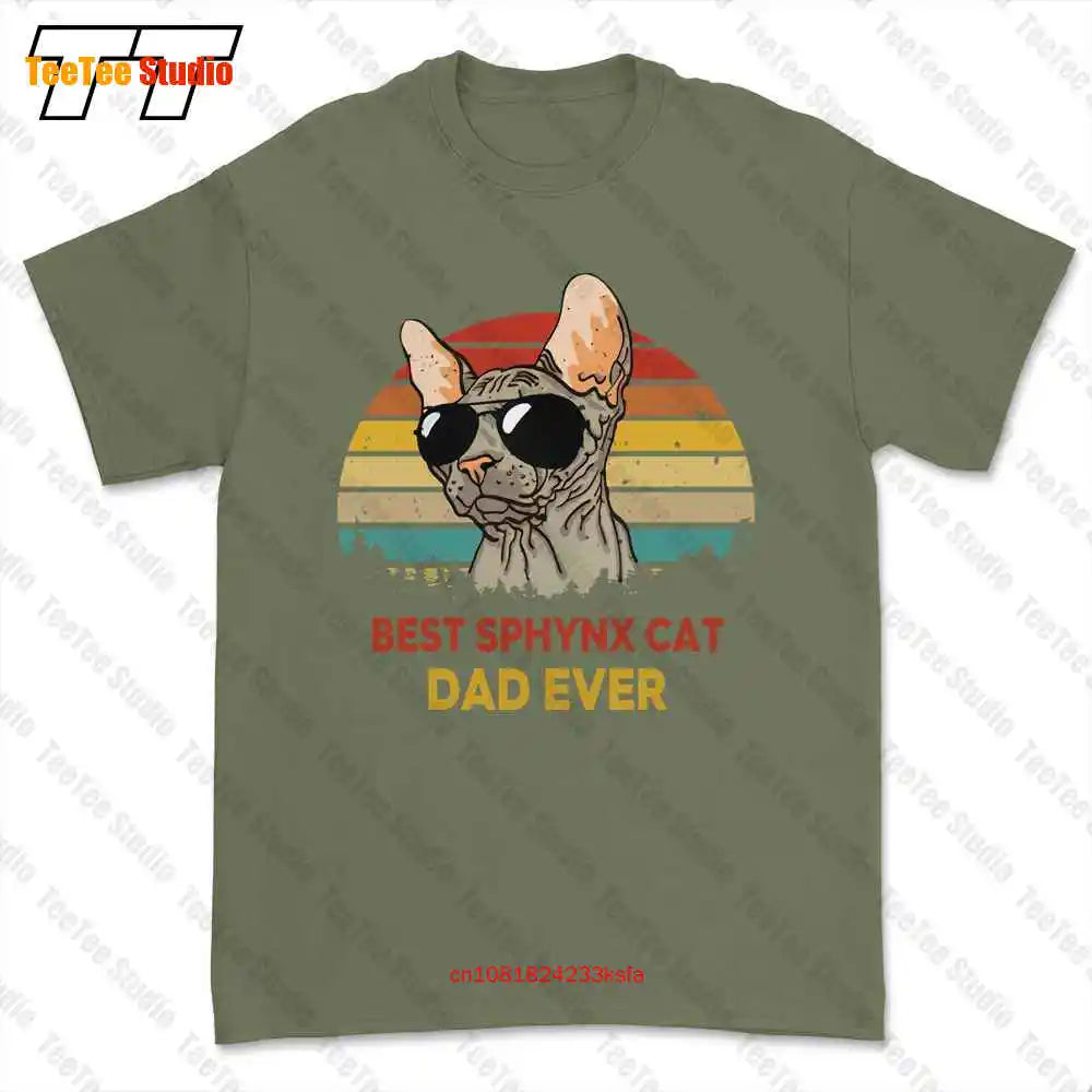 Best Sphynx Cat Dad Ever Sphynx Cat Hairless T-shirt
