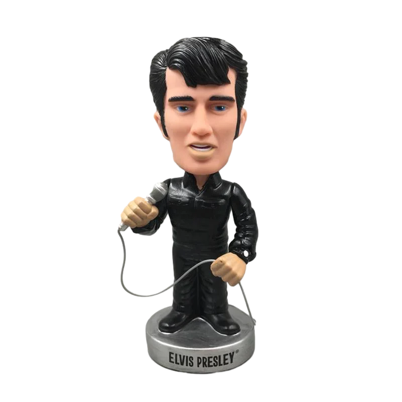 Nodding Elvis Shake Head Dolls Dashboard Car Decoration Accessories Auto Bobble Head Toy for Automoibles Car-styling