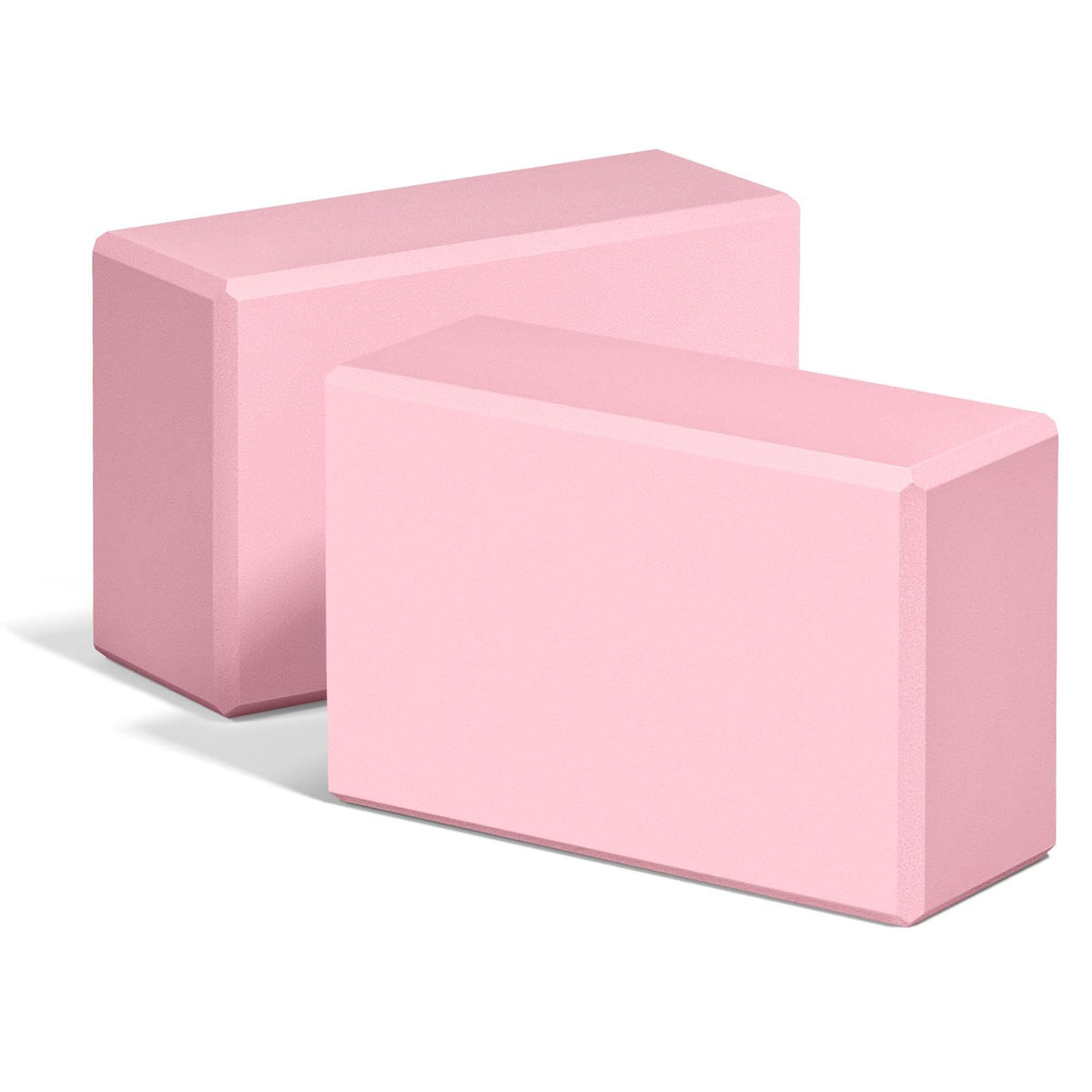 2 Pack High-Density EVA Foam Yoga Blocks – Non-Slip 9x6x3in