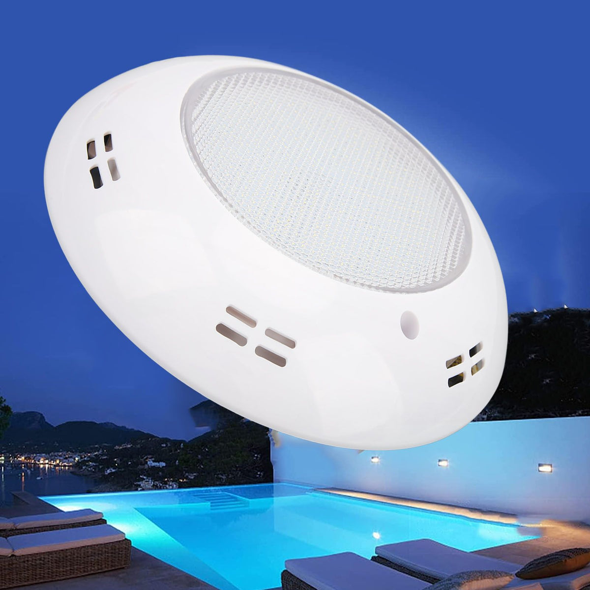 18W LED Pool Light 12V – IP68 Waterproof, Anti-Pressure – Warm Light
