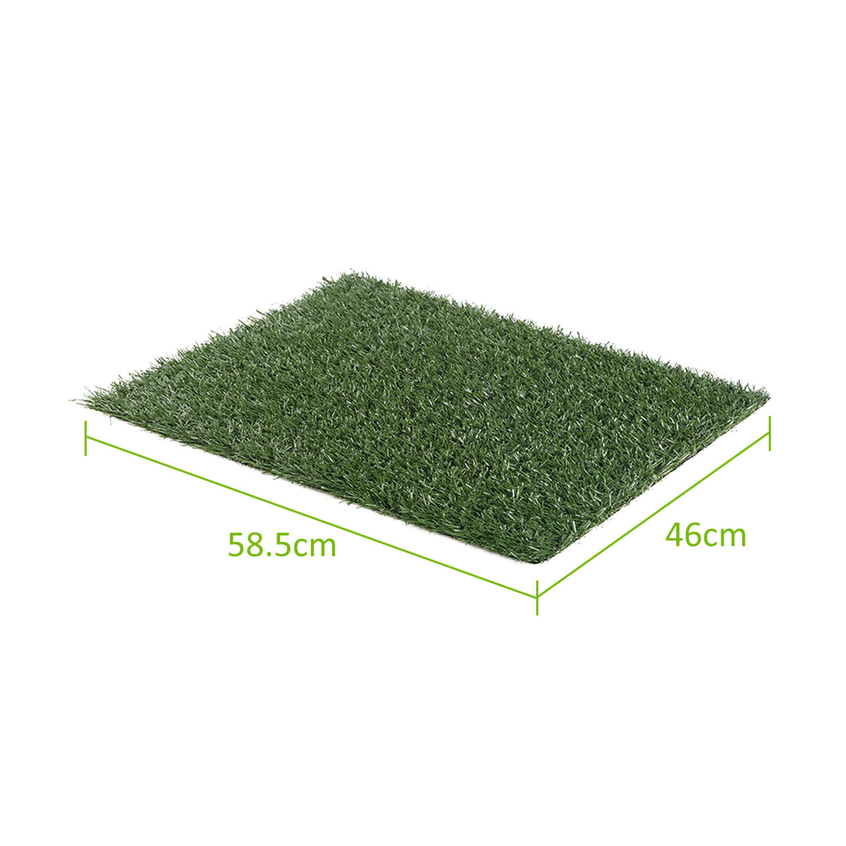 Pet Dog Potty Tray Replacement Grass Mat 58.5x46cm