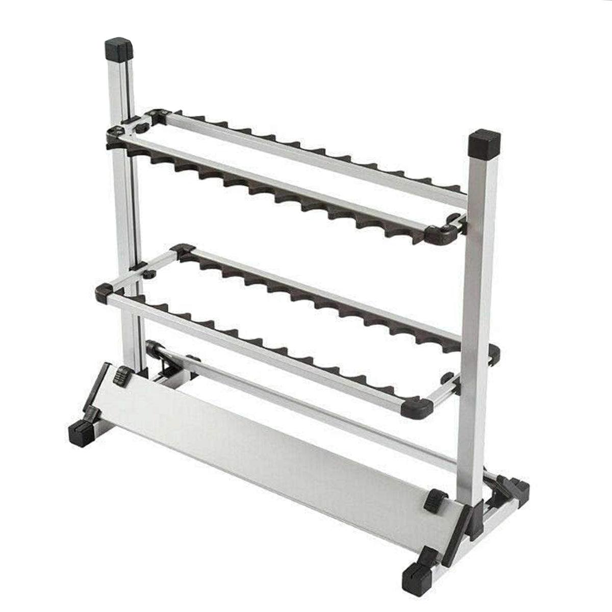 12/24-Loch Multifunktions-Angelrutenhalter Aufbewahrungsständer Display-Organizer - 12 Löcher
