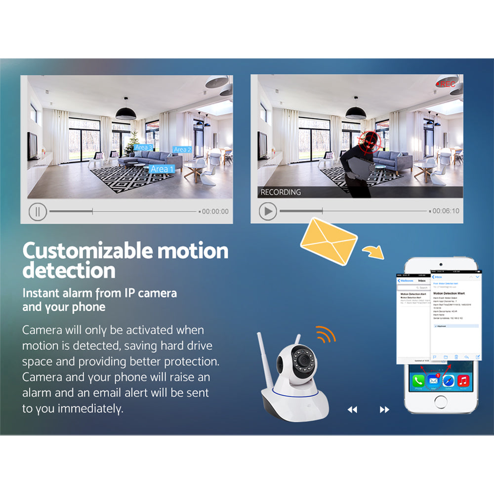 Kabellose IP-Kamera CCTV Überwachungssystem Heimüberwachung 1080P HD WIFI