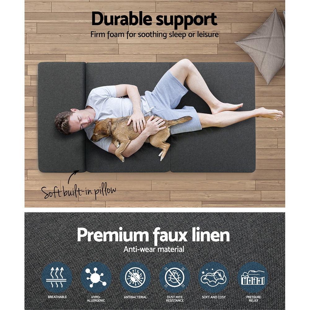 Bedding Folding Mattress Foldable Portable Bed Floor Mat Camping Pad