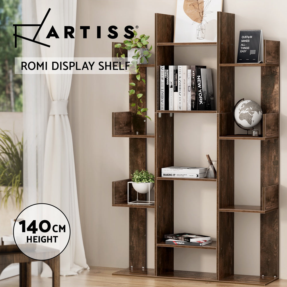 Tree-Shaped Bookshelf Walnut