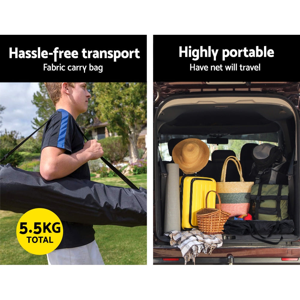 Portable Soccer Rebounder Net Volley Training Football Goal Trainer XL