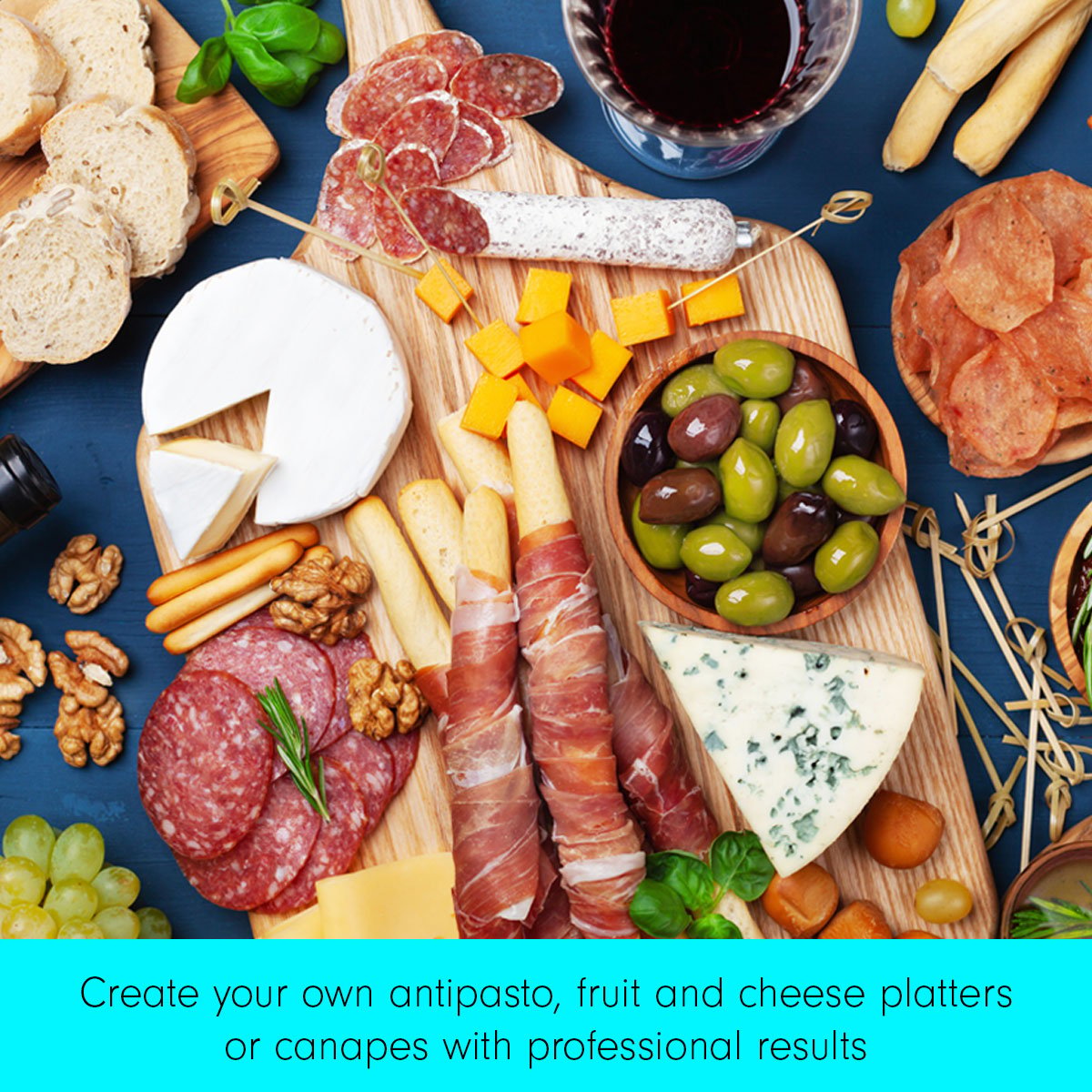 Trancheuse à viande électrique - Robot culinaire pour légumes, fromages et charcuterie