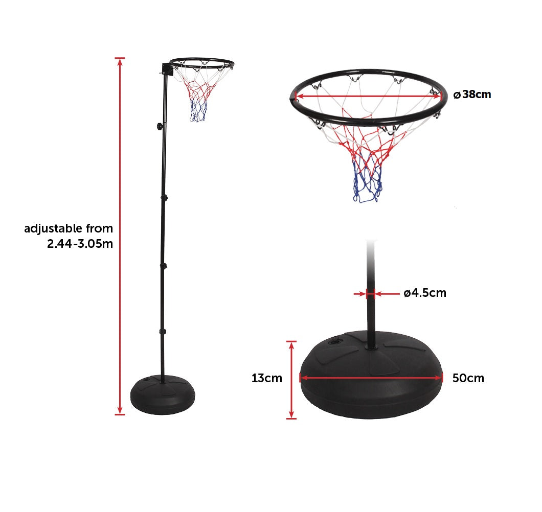 Netballkorb mit Ständer