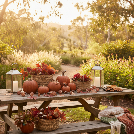 Create an Inviting Autumn Garden with Seasonal Decor