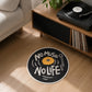 Round Vinyl Record Floor Mat