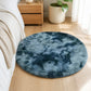 Tie-Dye Navy Blue Round Rug