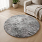 Tie-Dye Grey Round Rug