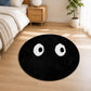 Cute Round Flocking Rug