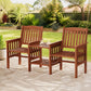 Wooden Garden Bench Loveseat