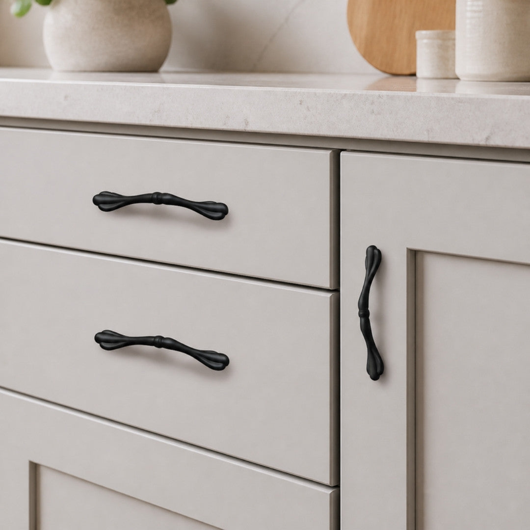 Matte Black Cabinet Handles
