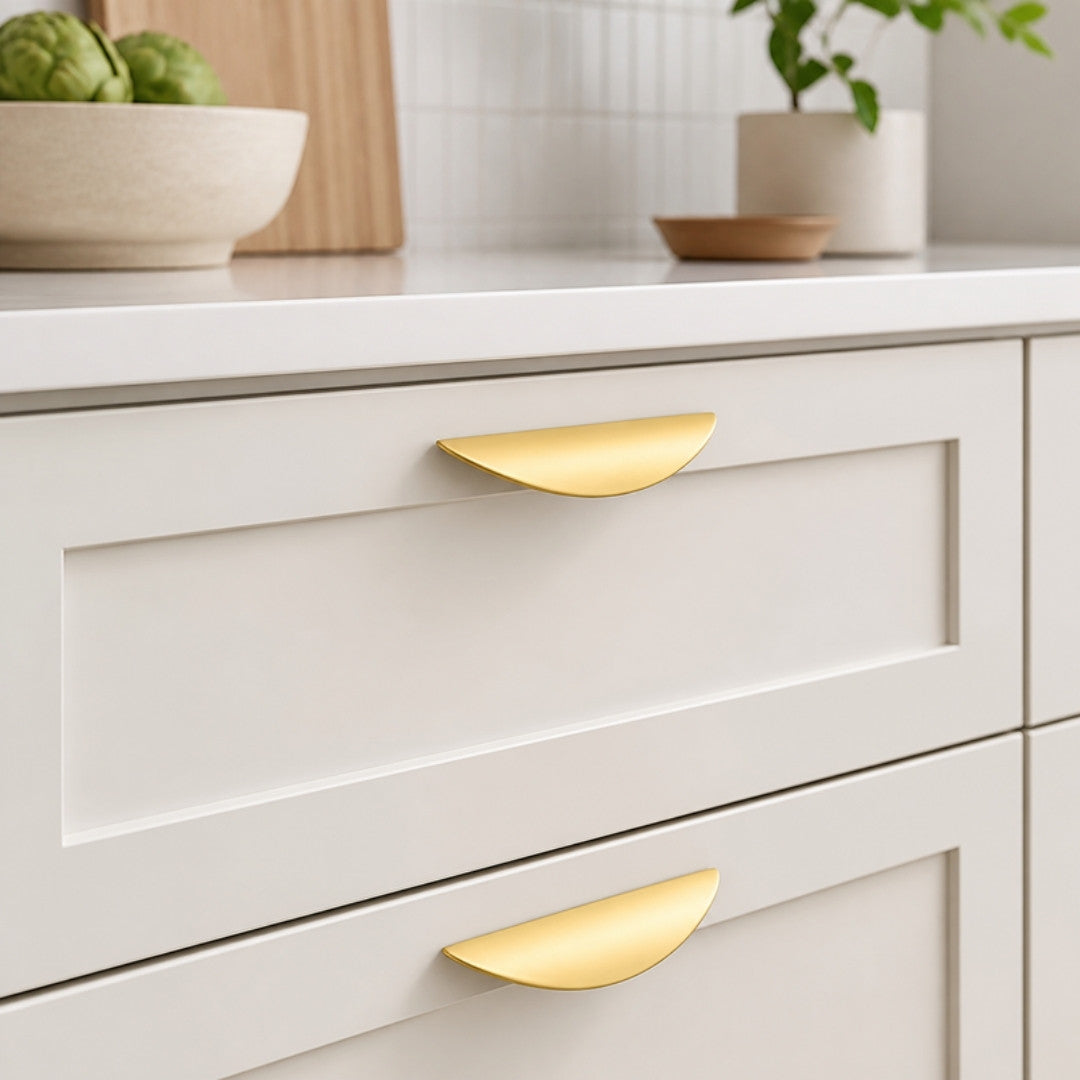 Half-Moon Cabinet Handles 64mm