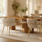 Ivory Velvet Dining Chairs