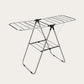 Stainless steel folding wing clothes drying rack