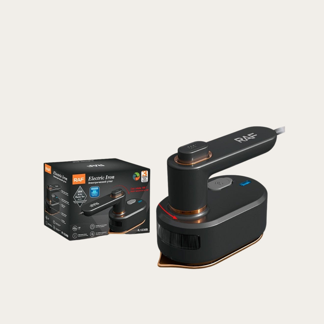 Black steam iron