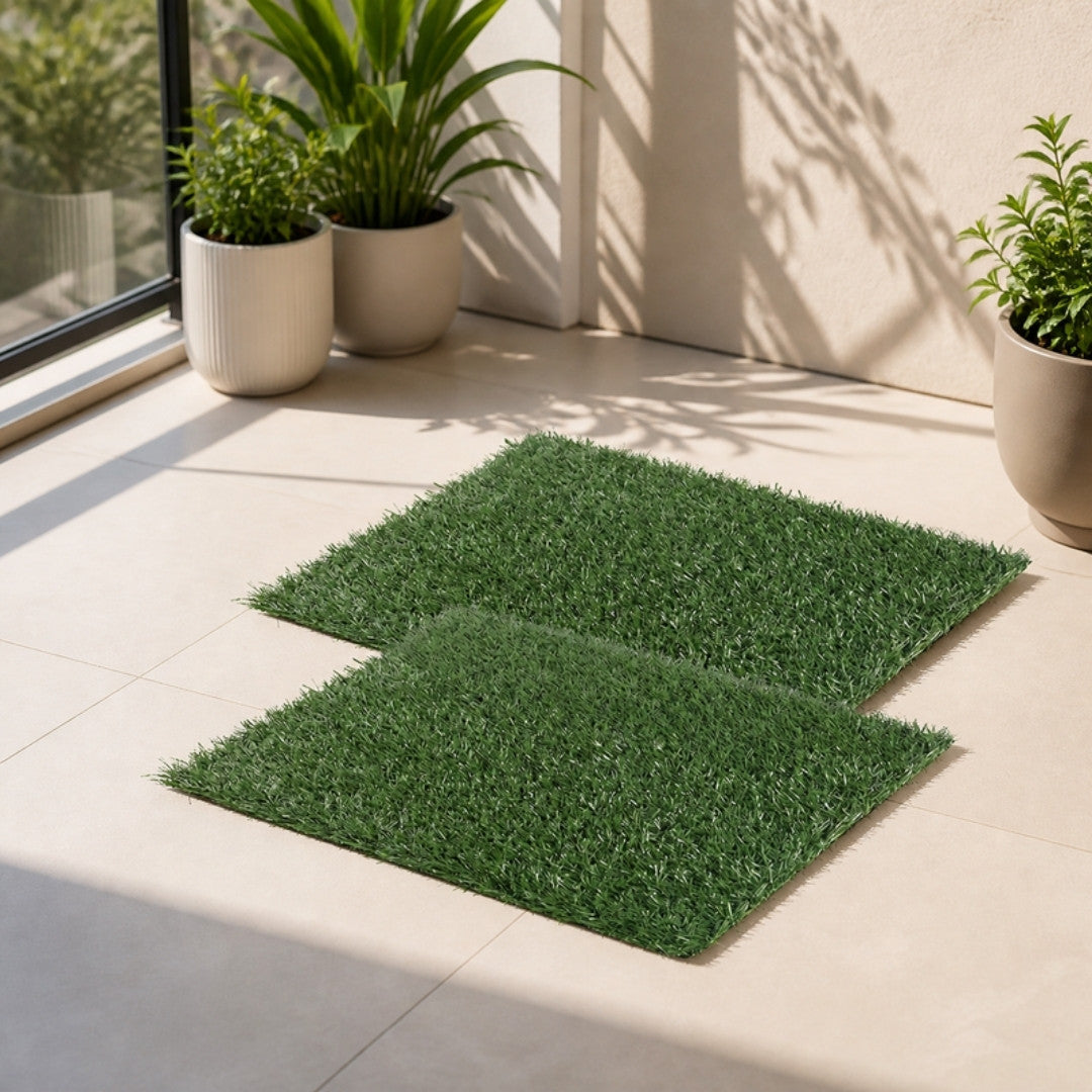 Artificial grass mats x2