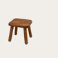 Solid wood mini side table walnut