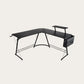 L-shaped corner computer desk