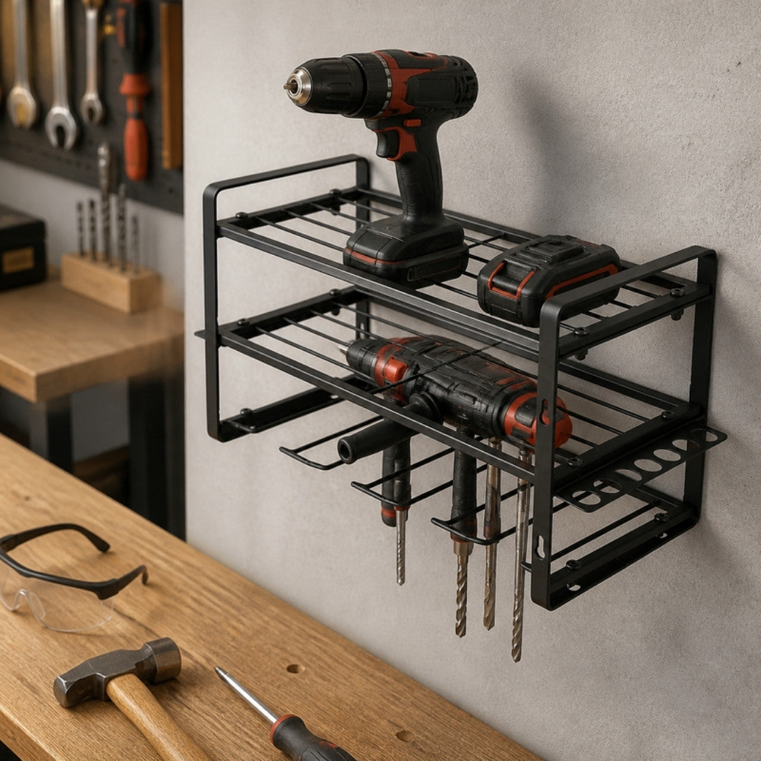 Wall mount drill organiser