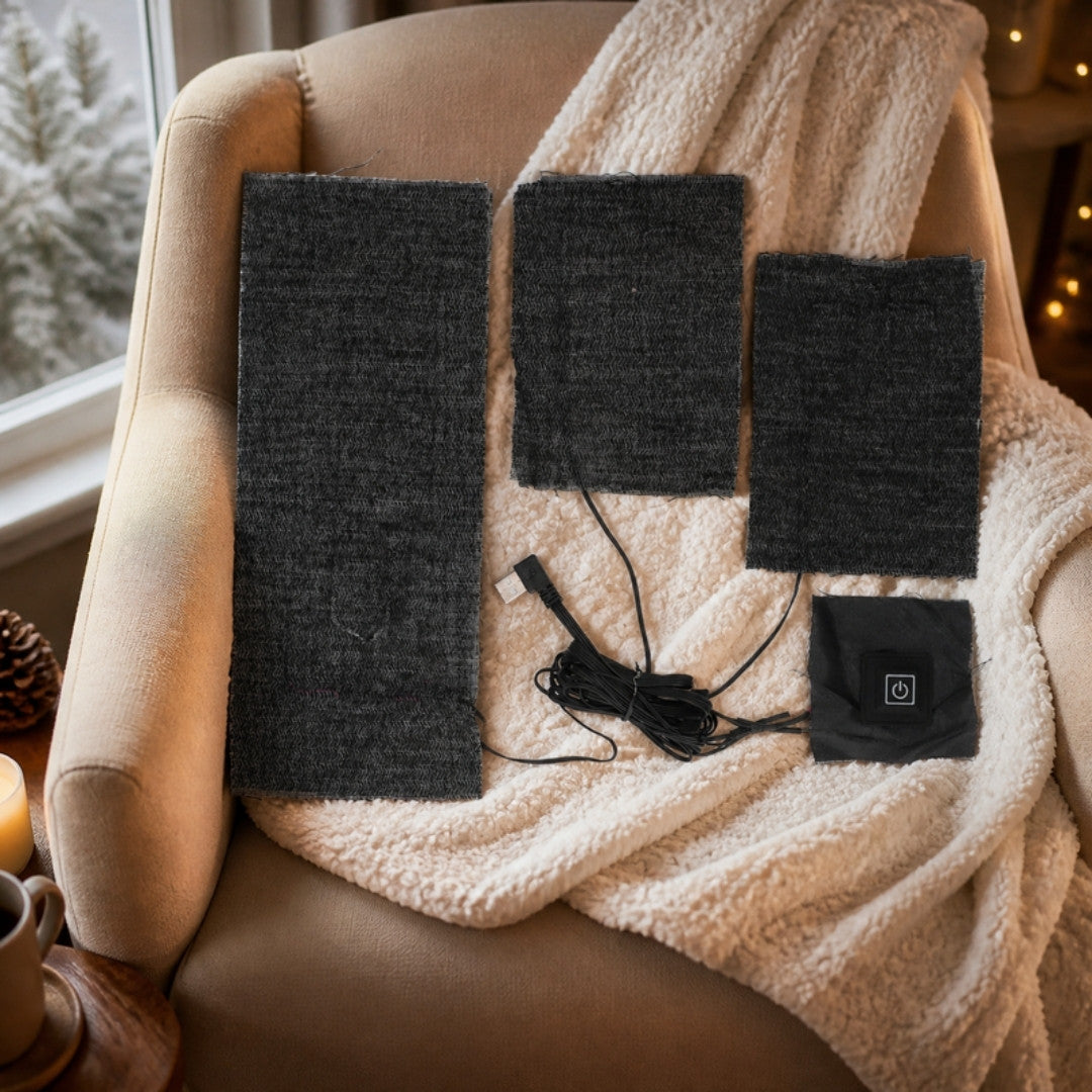 USB heated clothes pad