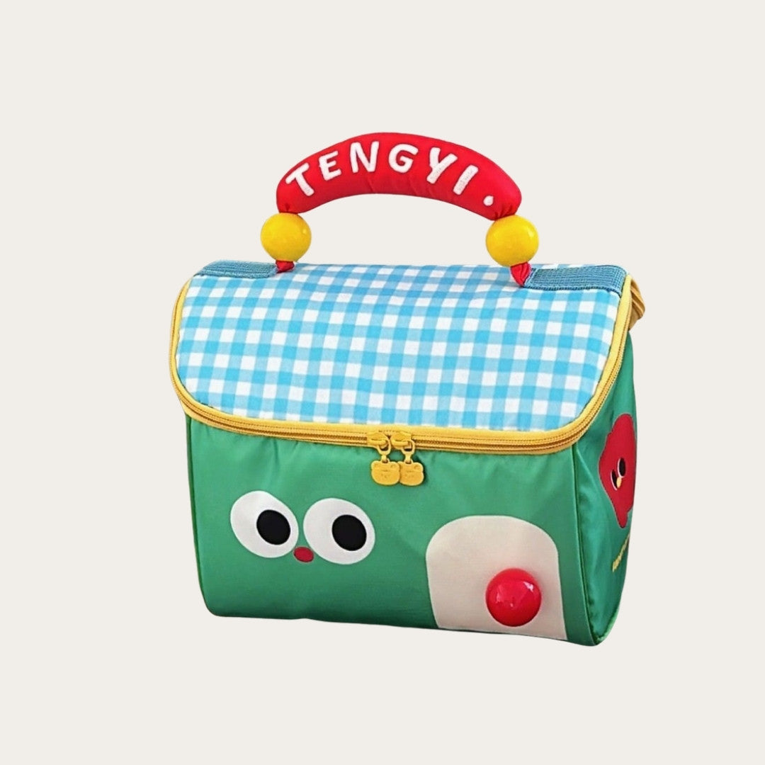 Insulated lunch bag green