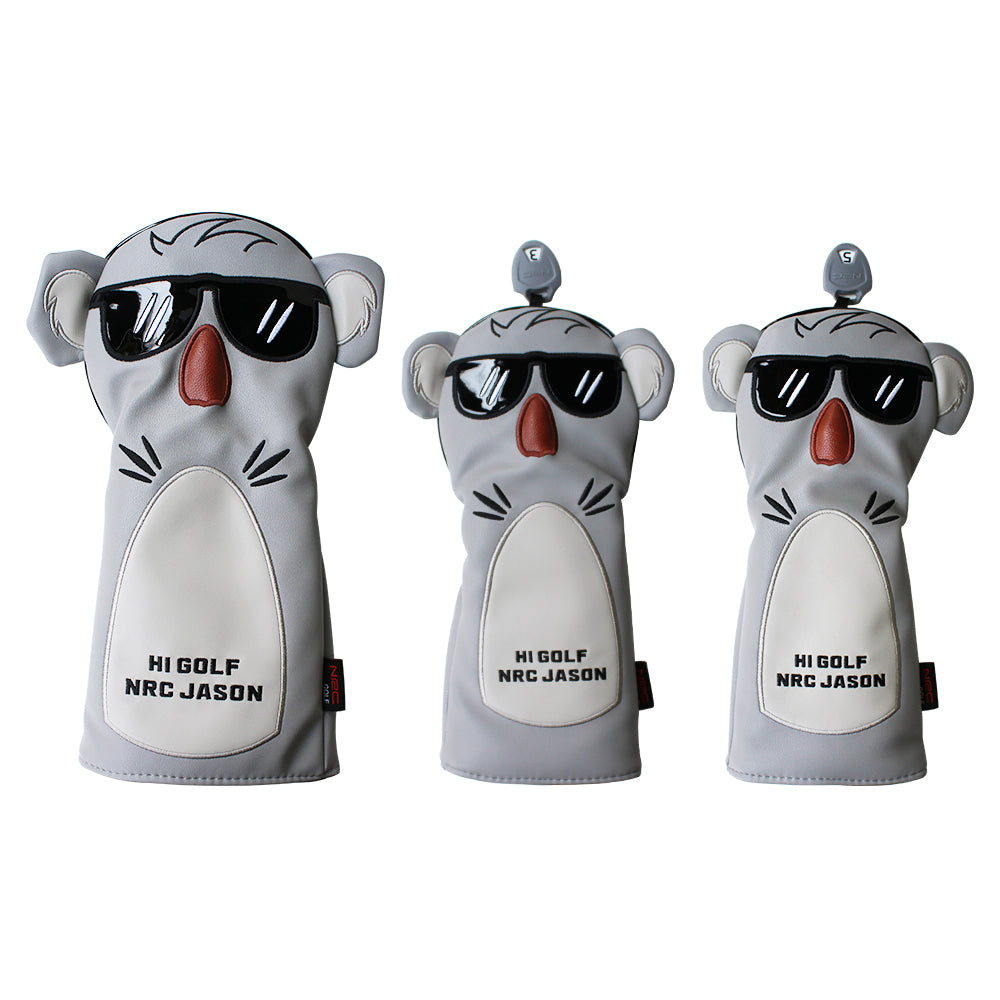 Golf Club Head Cover Cartoon Cute Animal Koala