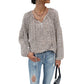 Retro Top Long Sleeve Drawstring Leopard-print Shirt