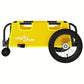 Heavy-Duty Yellow Oxford Fabric Bike Trailer with Sturdy Iron Frame - Perfect for Outdoor Leisure, 1pc