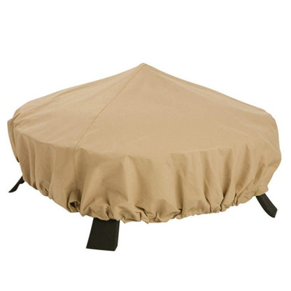 Outer Circular Fire Pit Cover Waterproof Cover