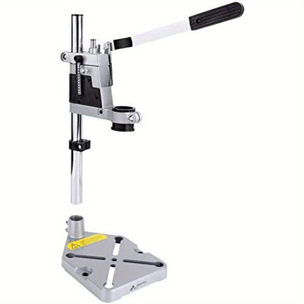 Drill Press Stand, Universal Bench Clamp Desktop Drill Holder Workbench Repair Tool with Single Hole Aluminum Heavy-duty Base