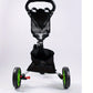 1pc Aluminum Lightweight A001 Quick Foldable Golf Cart, 3-Wheel Trolley with Detachable Ball Bag, Durable Push/Pull, Easy Storage and Transport