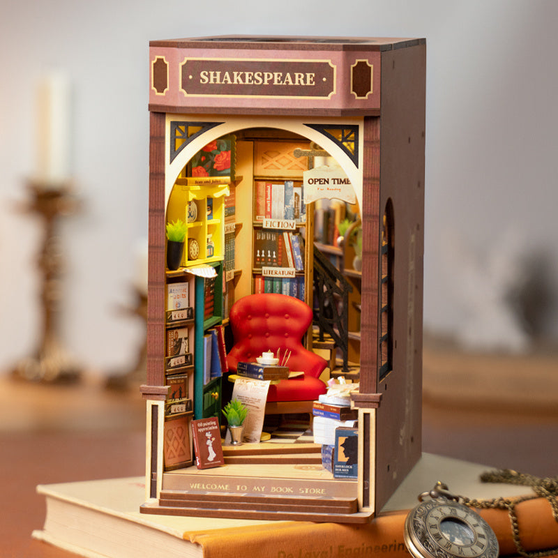 Book Nooks Series Stories In Books 4 Kinds DIY Wooden Miniature House Furniture