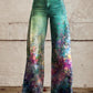 Women's Casual Pants Thin Imitation Jeans Wide Leg