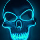 Halloween Skeleton Mask LED Glow Scary Mask