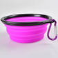 Folded Silicone Pet Dog Bowl