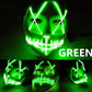 Halloween Led Glowing Full Face Mask