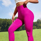 Seamless Knitted Peach Hip Fitness Pants High Waist