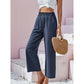 High Waist Straight Casual Pants