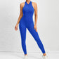 Women's Zipper Aerial Yoga Jumpsuit